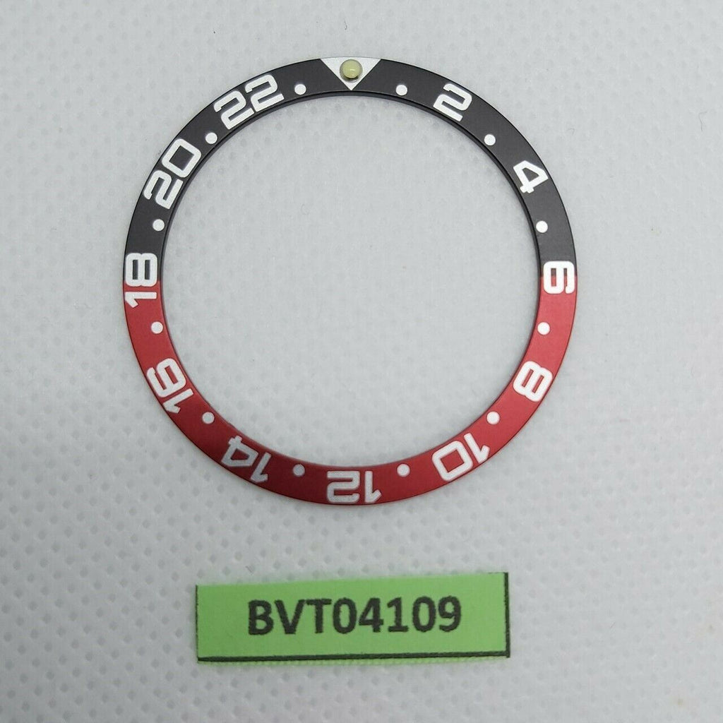 SEIKO COKE RED BLACK INSERT RAISED PIP GMT 7S26 0020 SKX007 7002 7040 BVT04109