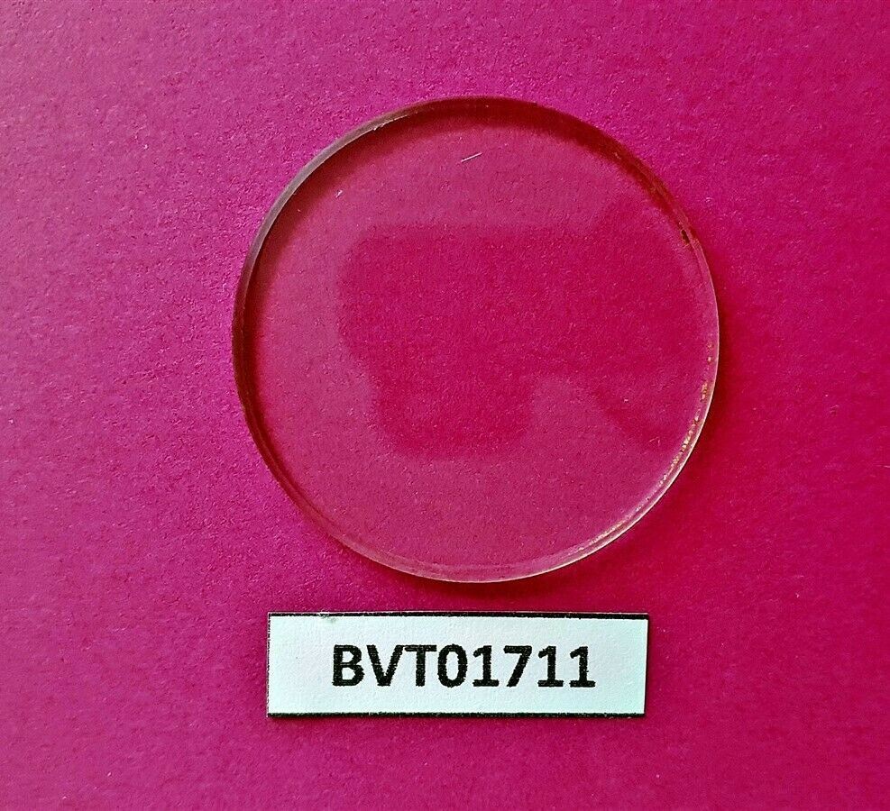 USED SOLVIL TITUS MENS GLASS CRYSTAL FOR SS DIVER WATCH BVT01711