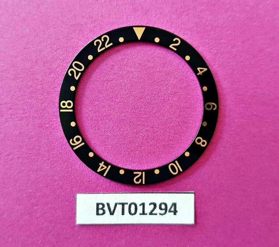 NEW SEIKO BLACK GOLD GMT INSERT DIVER'S MIDSIZE 4205 015B 7S26 0030 BVT01294