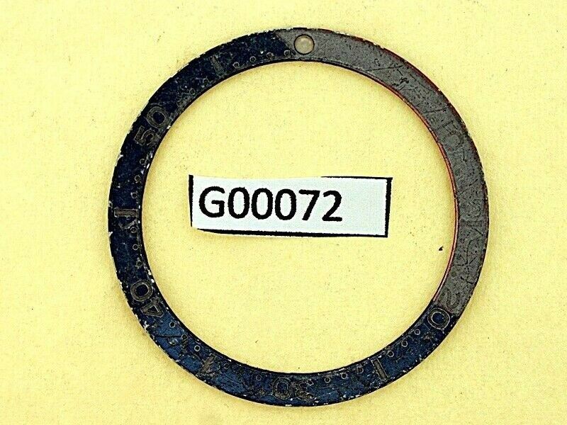 USED VINTAGE SEIKO BEZEL INSERT FOR 7002 6309 7040 7290 6306 DIVE WATCH G00072