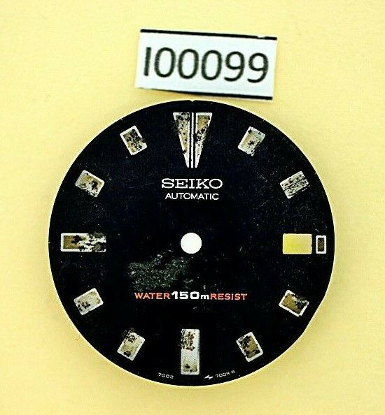 USED VINTAGE SEIKO DIAL FOR 7002 7000 DIVE WATCH I00099