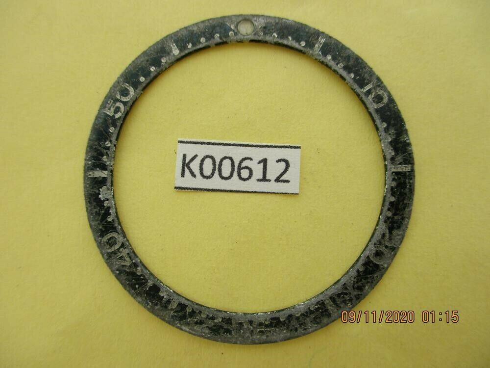 USED VINTAGE SEIKO BEZEL INSERT FOR SKX007 6309 7040 7290 6306 DIVE WATCH K00612