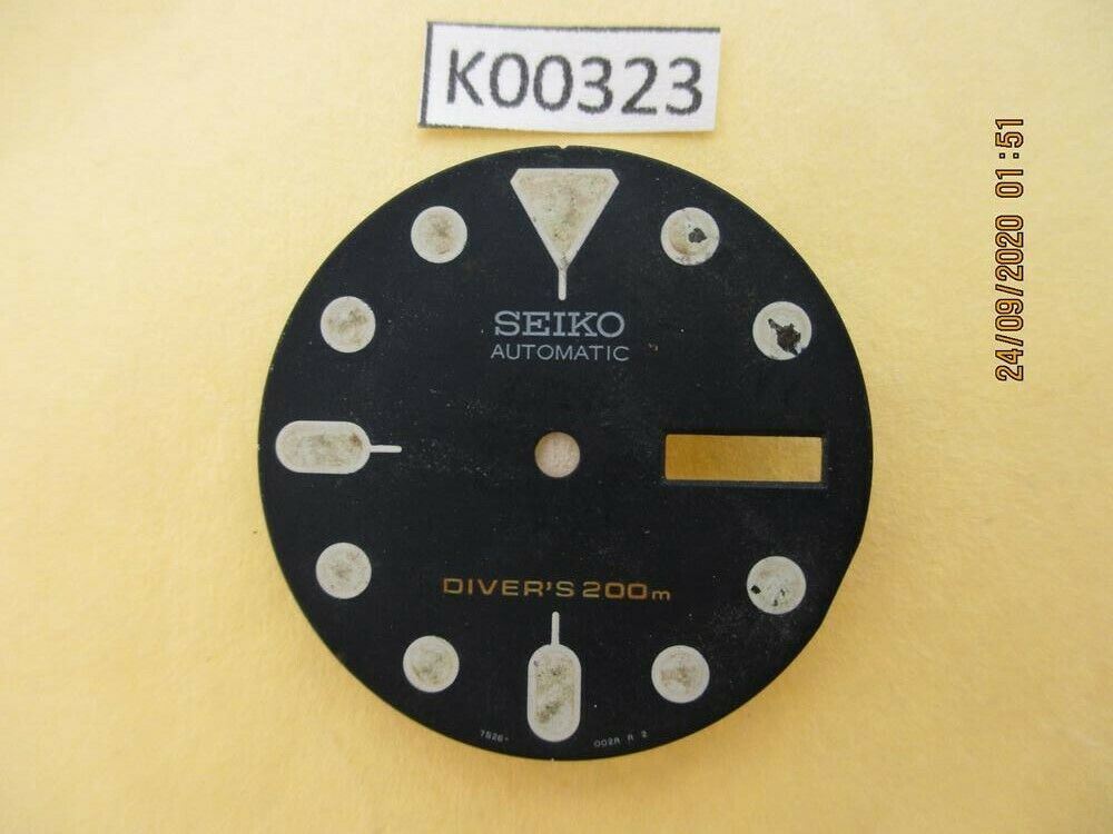 USED VINTAGE SEIKO DIAL FOR SKX007 SKX009 7S26 0020 DIVE WATCH K00323