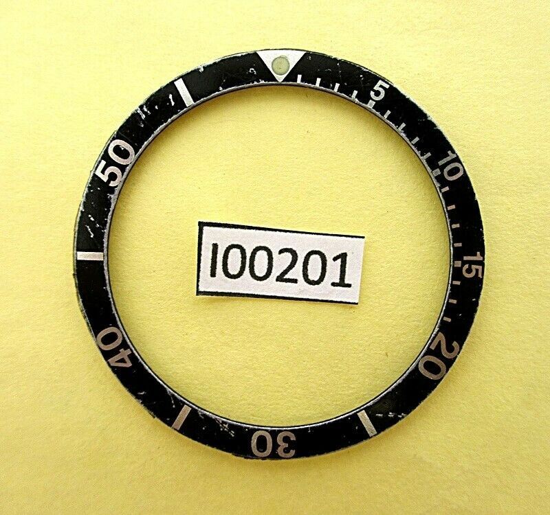 USED VINTAGE CITIZEN BEZEL INSERT FOR NY2300 AND LEFTY MODEL DIVE WATCHES I00201