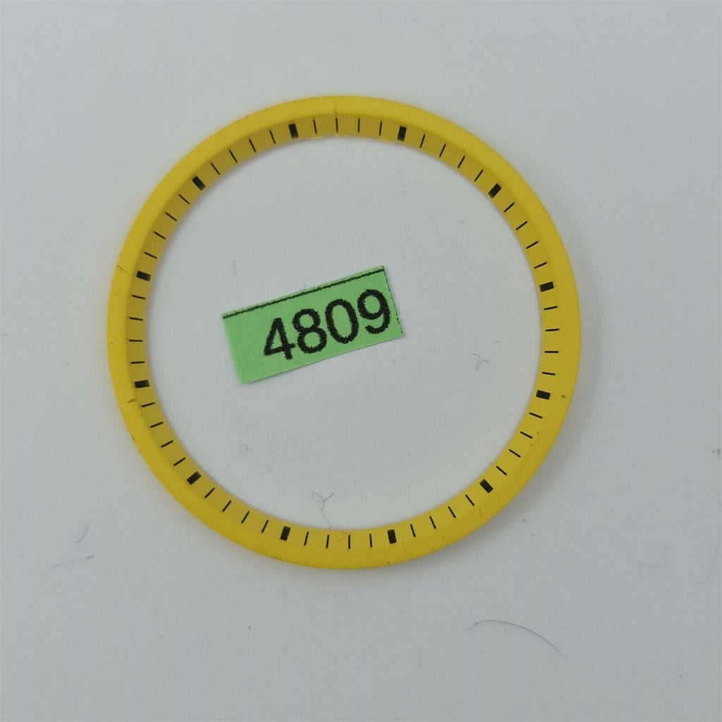 USED SEIKO MENS AFTERMARKET 7002 7000 YELLOW MINUTE TRACK WATCH BVT04809