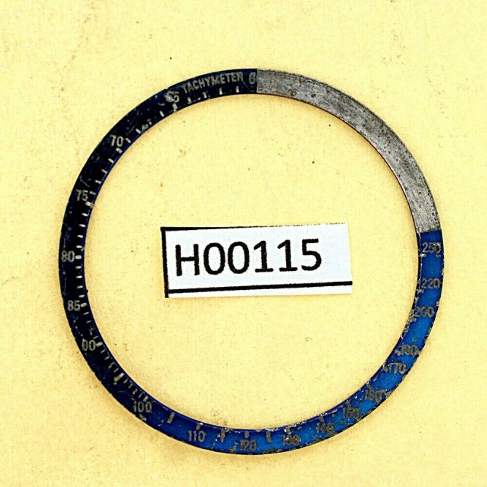 USED VINTAGE SEIKO BEZEL INSERT FOR 6139 POGUE PEPSI CHRONOGRAPH WATCH H00115