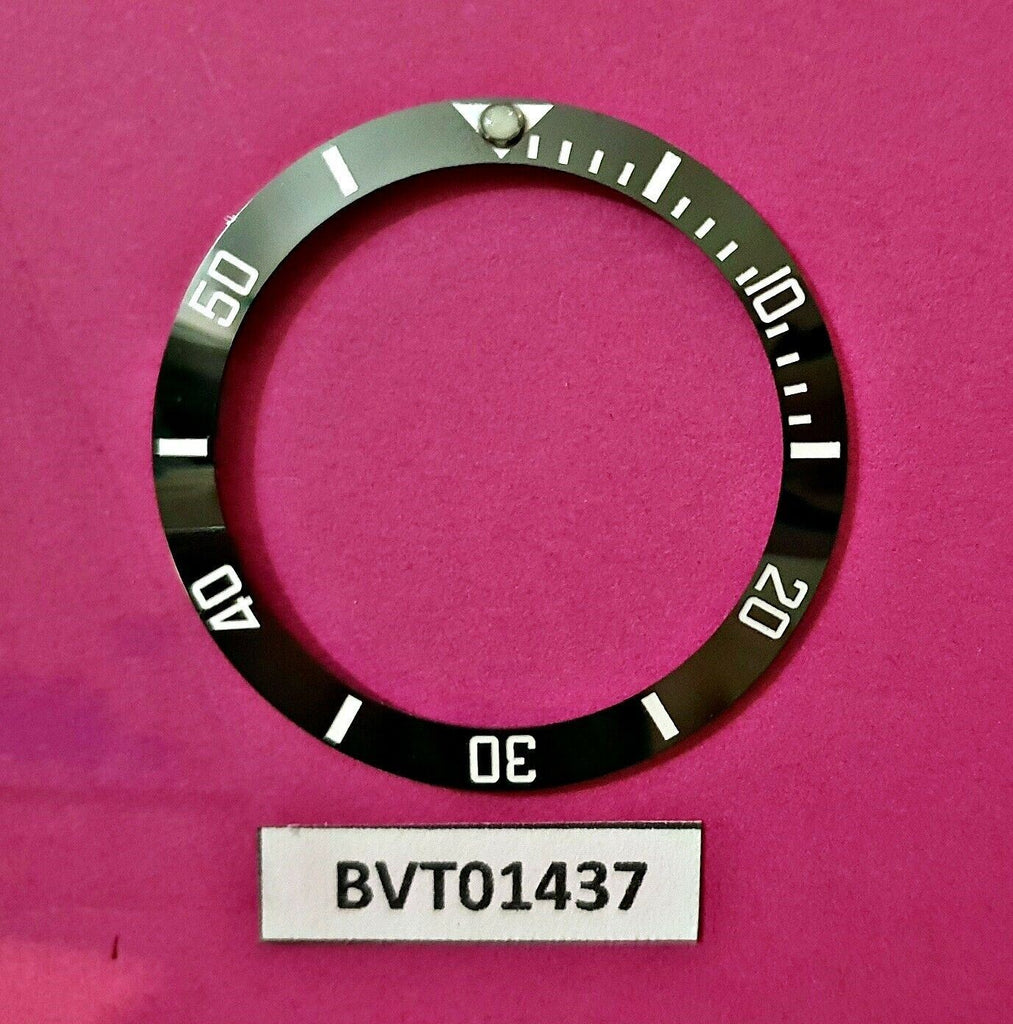 SEIKO BLACK SUBMARINE CERAMIC BEZEL SLANT INSERT 7002 6309 7040 SKX007 BVT01437