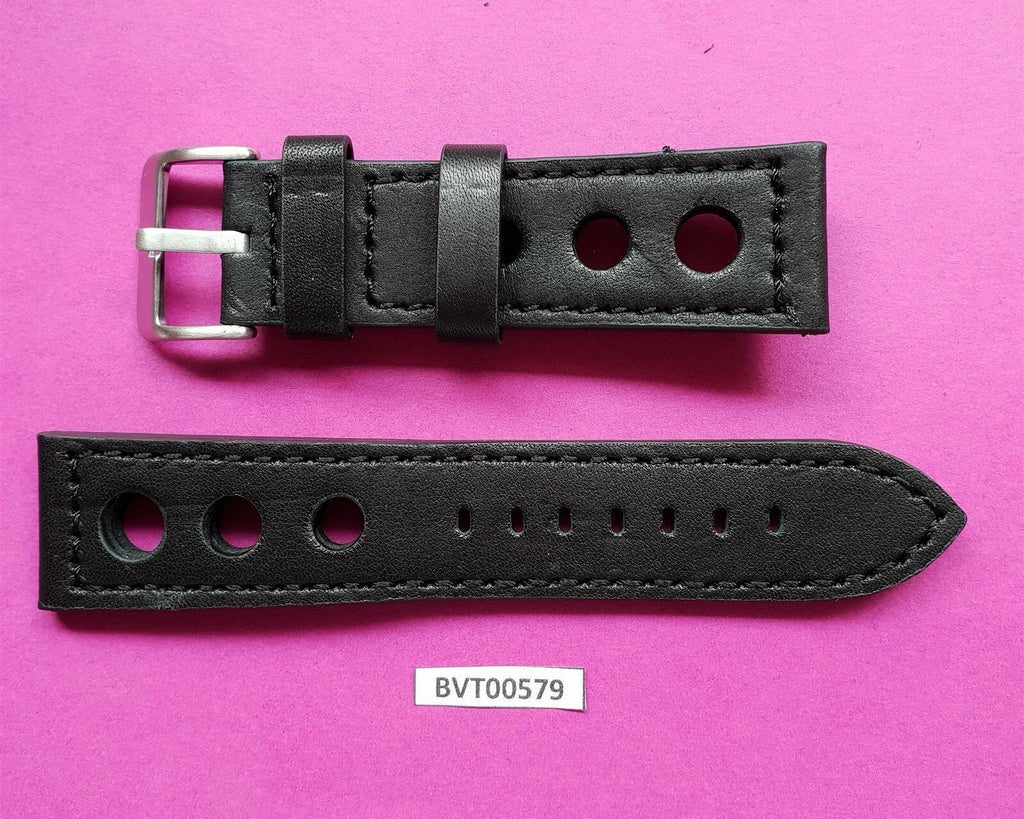 NEW REAL LEATHER STRAP BAND SIZE 24 MM FOR PANERAI & OTHER WATCHES BVT00579