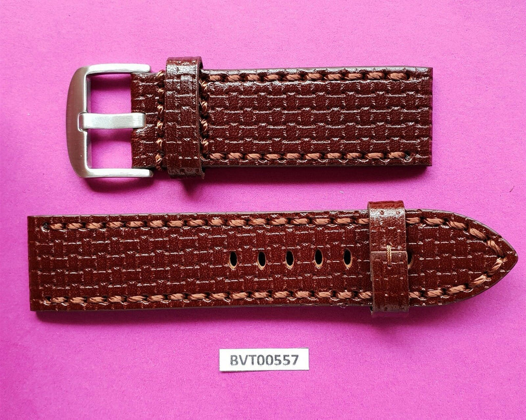 NEW REAL LEATHER STRAP BAND SIZE 24 MM FOR PANERAI & OTHER WATCHES BVT00557