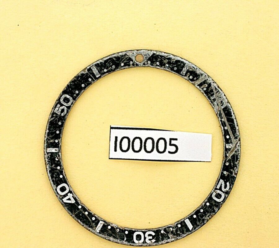 USED VINTAGE SEIKO BEZEL INSERT FOR 7002 6309 7040 7290 6306 DIVE WATCH I00005