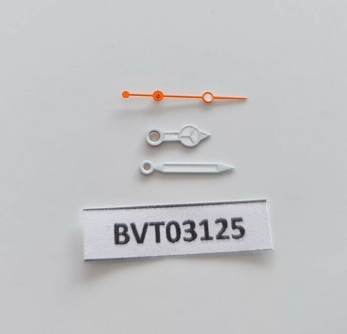 NEW SEIKO STAR HANDS 7S26 NH35 6309 7002 7548 WHITE ORANGE DIVERS WATCH BVT3125