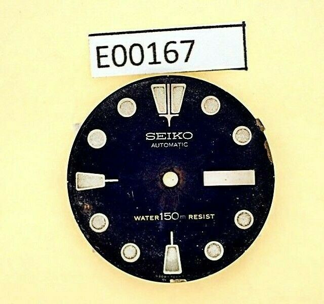 USED VINTAGE SEIKO DIAL NON BEVELED WINDOW 6309 7040 DIVE WATCH E00167