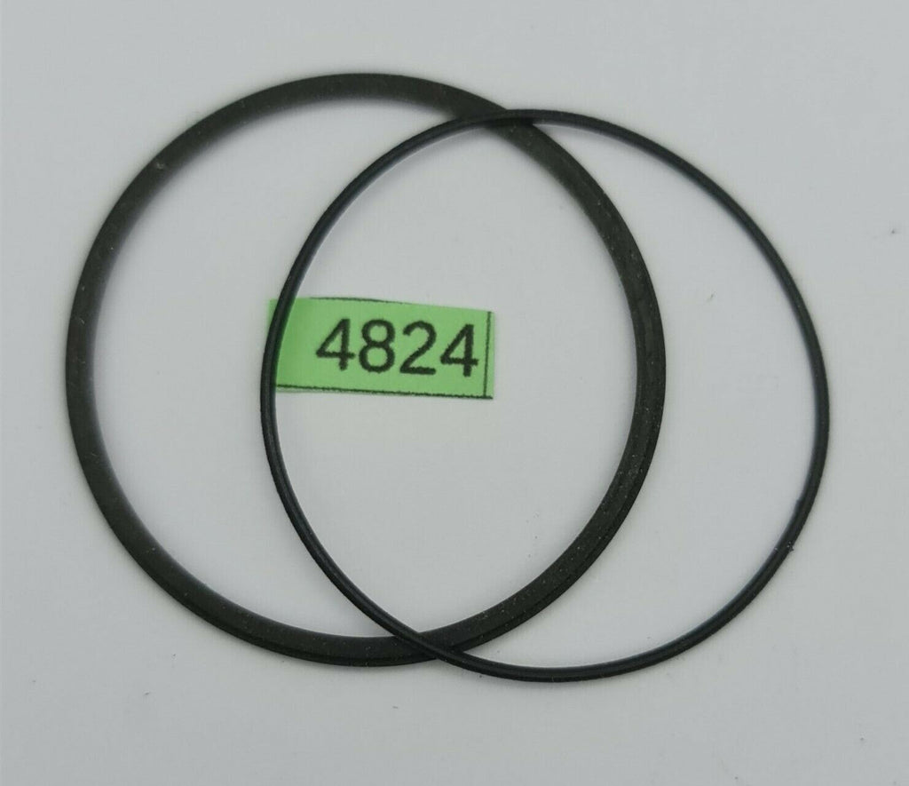 USED LOT 2 SEIKO CASE BACK & RUBBER UNDERLAY GASKET 6309 7290 WATCH BVT04824