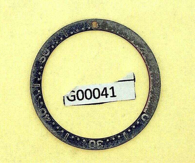 USED VINTAGE SEIKO BEZEL INSERT FOR 7002 6309 7040 7290 6306 DIVE WATCH G00041