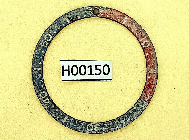 USED VINTAGE SEIKO BEZEL INSERT FOR 7002 6309 7040 7290 6306 DIVE WATCH H00150