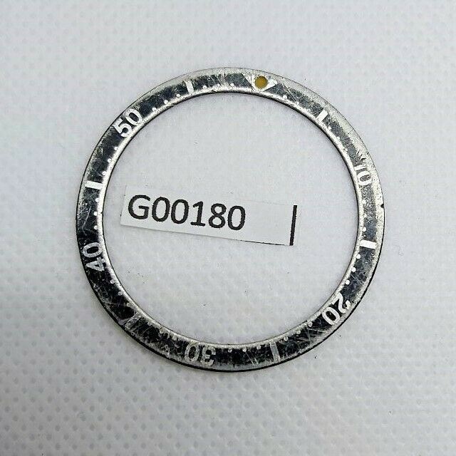 USED VINTAGE SEIKO BEZEL INSERT FOR 7002 6309 7040 7290 6306 DIVE WATCH G00180