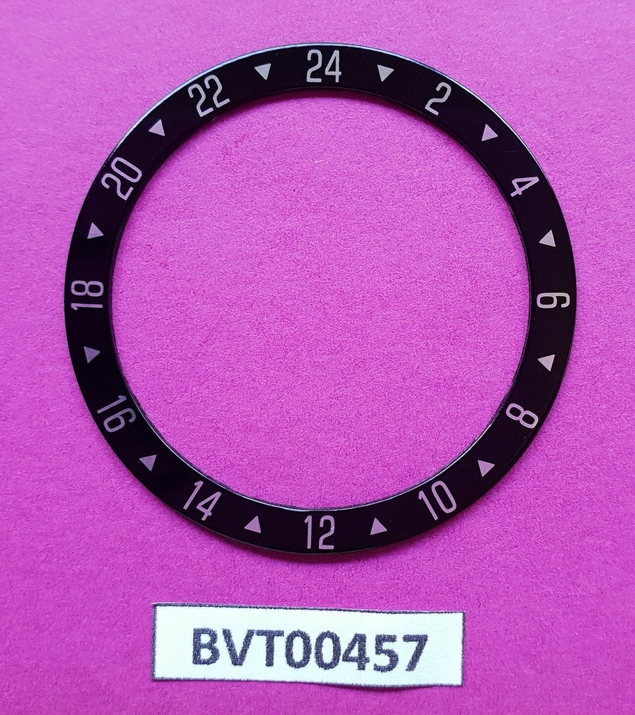 NEW SEIKO GMT BEZEL INSERT FOR DIVER'S WATCH 7002 6309 6306 7S26 WATCH BVT00457