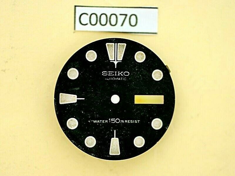 USED VINTAGE SEIKO DIAL NON BEVELED WINDOW 6309 7040 DIVE WATCH C00070