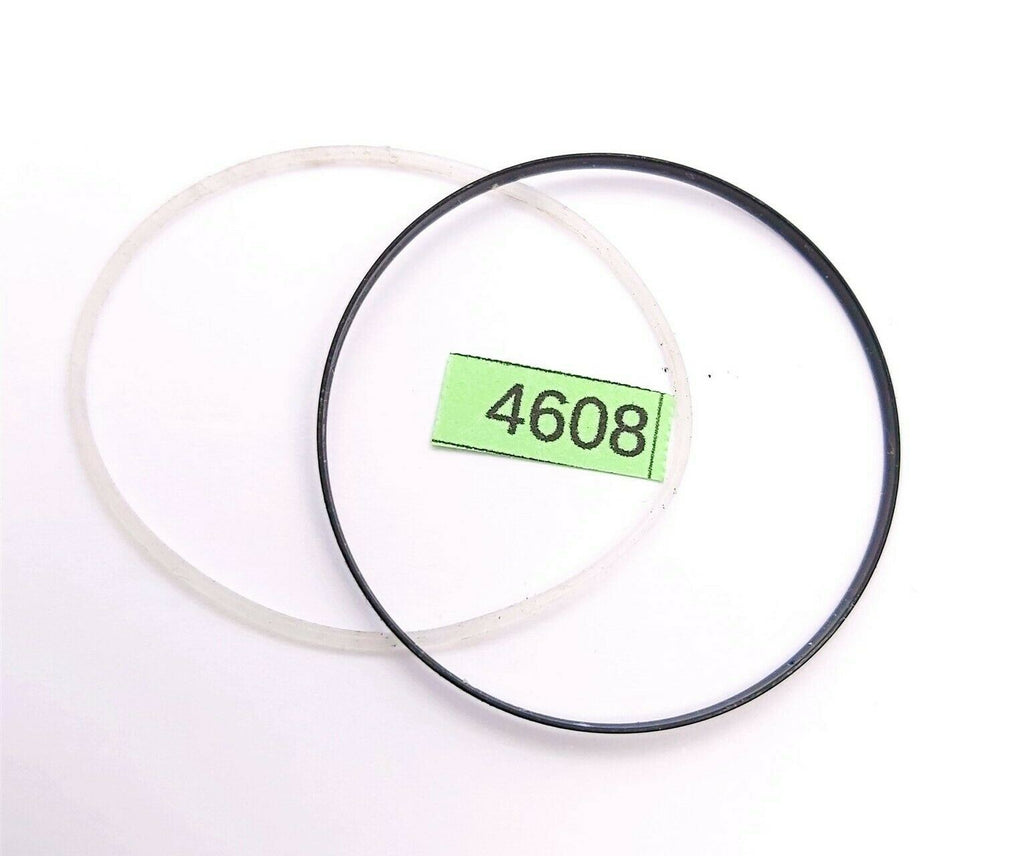 USED 2 SEIKO CRYSTAL CASE BACK AND UNDERLAY GLASS GASKET 7002 7000 WATCH BVT4608