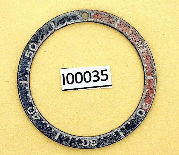 USED VINTAGE SEIKO BEZEL INSERT FOR 7002 6309 7040 7290 6306 DIVE WATCH I00035
