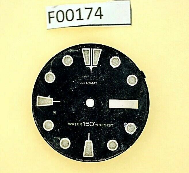USED VINTAGE SEIKO DIAL NON BEVELED WINDOW 6309 7040 DIVE WATCH F00174