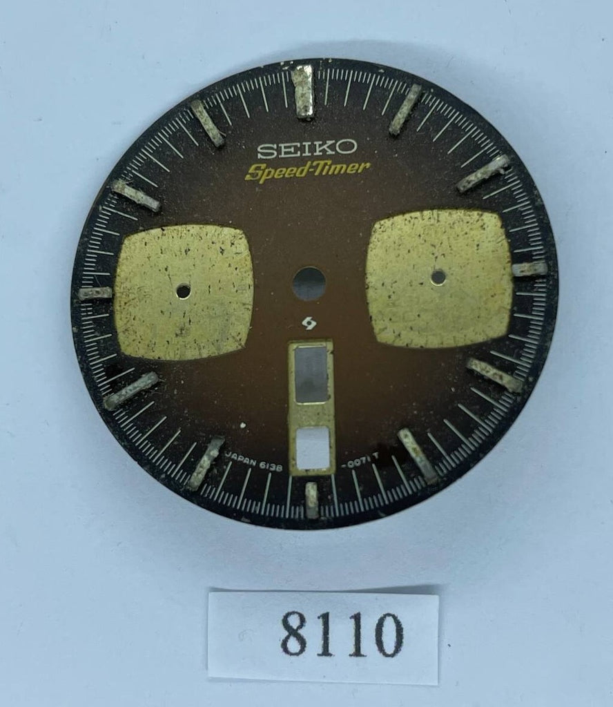 USED VINTAGE SEIKO BULLHEAD CHRONOGRAPH DIAL MENS WATCH BVT08110