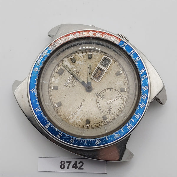 PROJECT TO FIX SEIKO 6139 6002 POGUE SPEEDTIMER MENS AUTO DAY DATE WATCH BVT8742