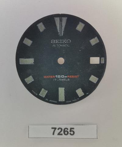 USED VINTAGE SEIKO DIAL FOR 7002 7000 DIVE WATCH BVT07265
