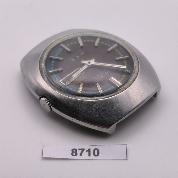 PROJECT FIX CITIZEN CUSHION 61-9094 SS CASE AUTO DAY DATE WATCH 8710