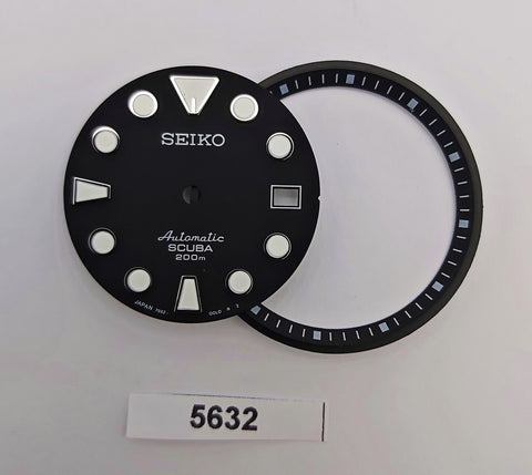NEW AF SEIKO 7002 7000 BLACK SUMO DIAL MINUTE TRACK SET WATCH BVT05632