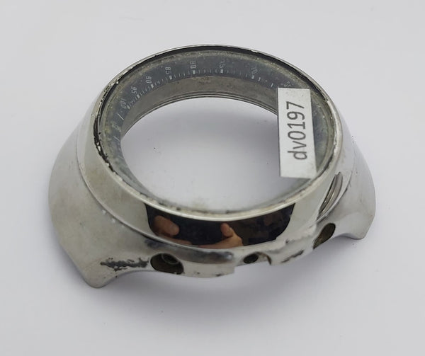 USED POLISHED SEIKO 6139 7100 DARTH VADER HELMET BEZEL MIDCASE CHRONOGRAPH DV197