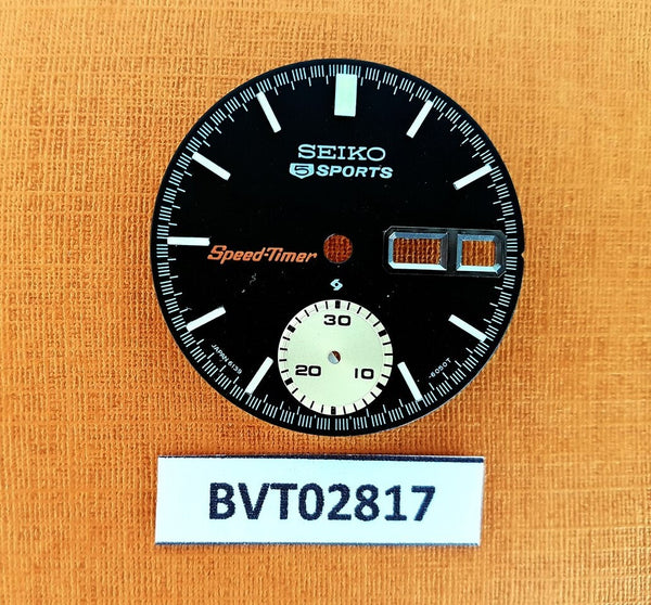 NEW SEIKO COKE 6139 6030 6032 BLACK POGUE DIAL CHRONOGRAPH EU SHIPPING BVT02817
