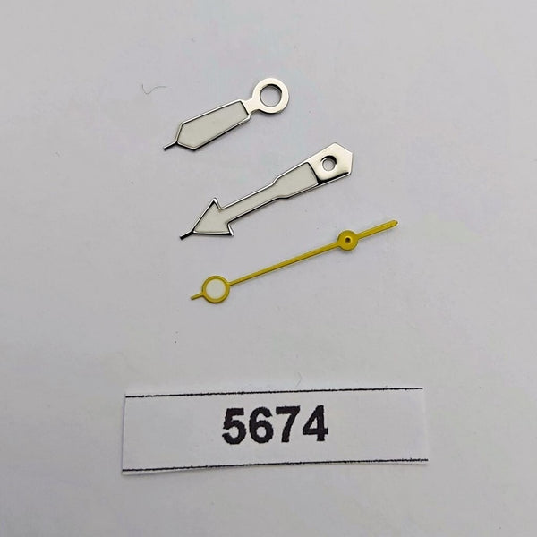 NEW SEIKO 7002 7000 6309 7290 7040 7548 YELLOW SILVER DIVER HANDS WATCH BVT05674