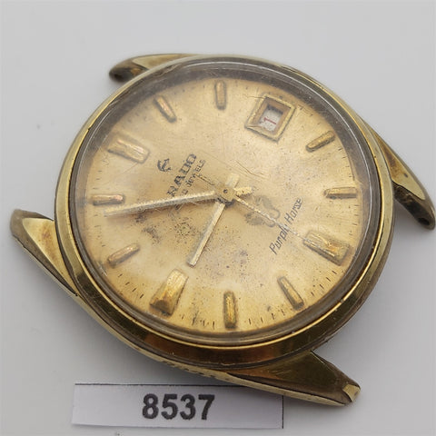 PROJECT FIX RADO PURPLE HORSE GOLD MANUAL WIND DATE EU SHIP WATCH 8537