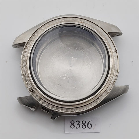 USED POLISHED SEIKO 4205 015T MIDSIZED WATCH DIVER CASE GLASS BACK COVER BVT8386