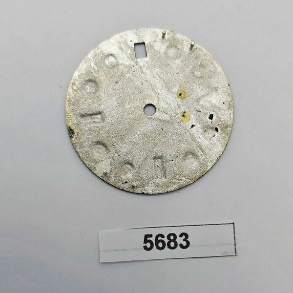 MOD SEIKO DIAL FOR 7S26 0050 10 BAR DIVERS WATCH BLACK DATE ONLY LUMES BVT5683