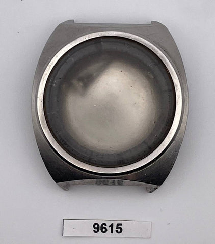 USED VINTAGE SEIKO 6106 8120 WATCH CASE BACK GLASS COVER 602733 BVT09615