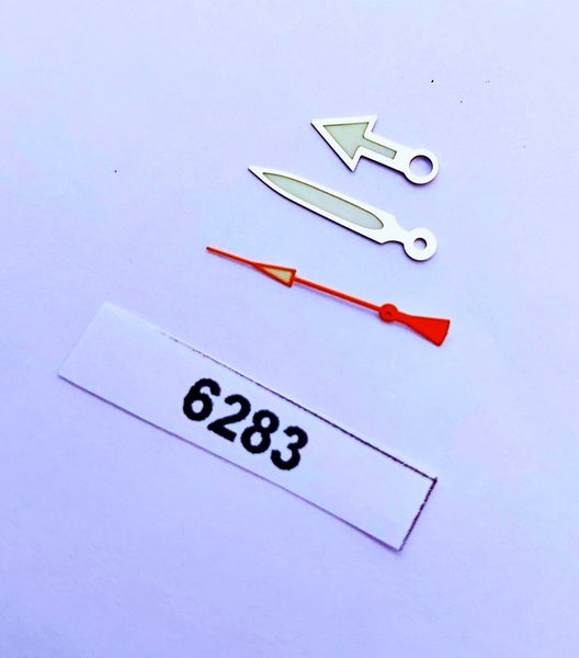  NEW FOR SEIKO DAGGER SS AND ORANGE 7S26 NH35 7002 SUPERLUME WATCH HANDS BVT6283