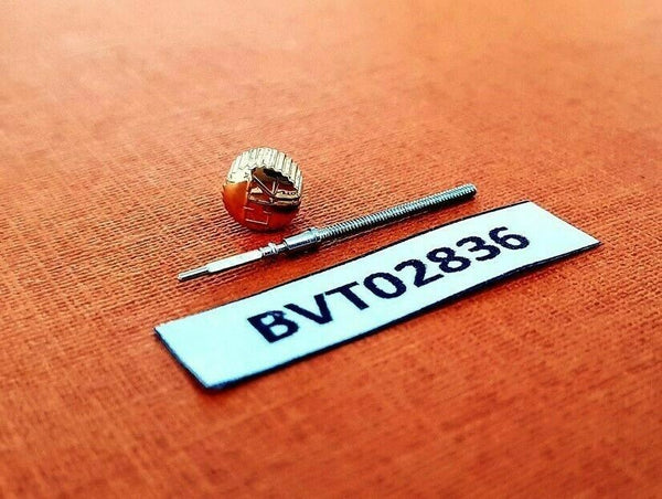 NEW AF GOLD CROWN STEM FOR CITIZEN BULLHEAD CHRONOGRAPH 8110 WATCH BV2836