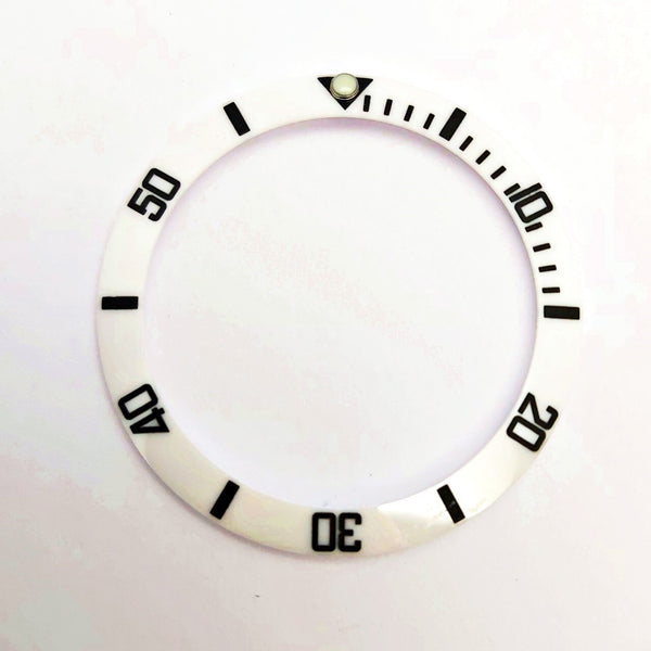 NEW AF SEIKO LEX SUBMARINE WHITE KIT CASE BEZEL GLASS CROWN STRAP DIAL HAND EU