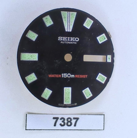 USED VINTAGE SEIKO DIAL FOR 6309 7290 DIVE WATCH BVT07387