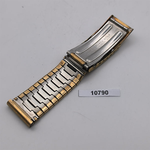 VINTAGE HARD TO FIND USED RADO MENS 15MM GOLD BUCKLE BVT010790