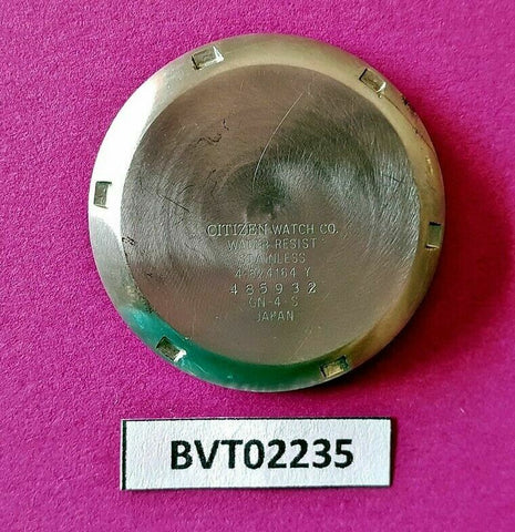 USED CITIZEN NY2300 WATCH POLISHED SS COVER MENS #485932 BVT02235