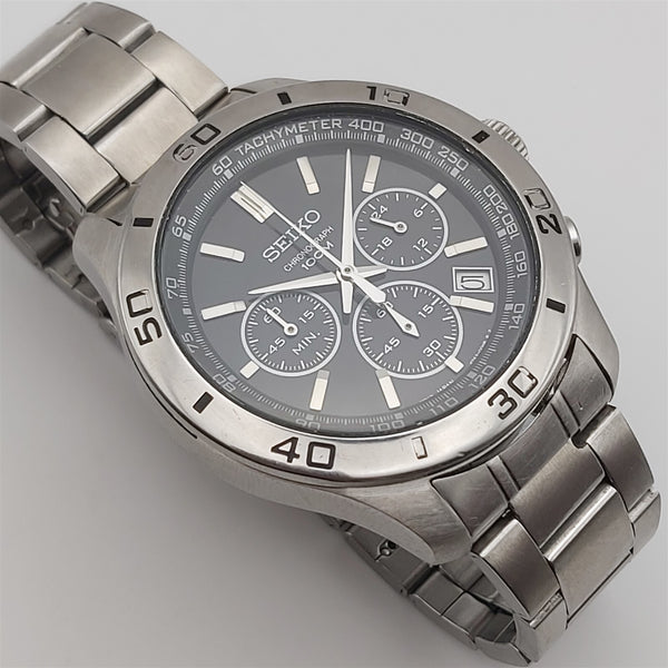 PROJECT TO FIX SEIKO LARGE 6T63 00E0 MENS QUARTZ DATE 274616 EU SHIP SS WATCH