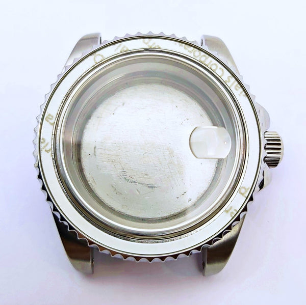 NEW AF SEIKO LEX YACHT MASTER SS KIT CASE BEZEL GLASS CROWN STRAP DIAL HANDS