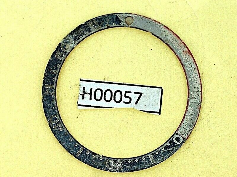 USED VINTAGE SEIKO BEZEL INSERT FOR 7002 6309 7040 7290 6306 DIVE WATCH H00057