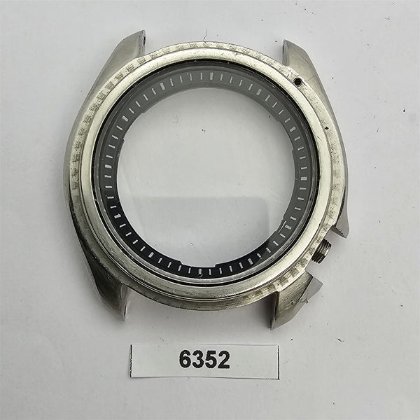 USED SEIKO 7002 7000 POLISHED MIDCASE, MINUTE TRACK GLASS KIT MENS WATCH BVT6352