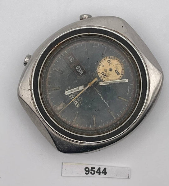PROJECT TO FIX SEIKO 6139 8002 MENS SS AUTO BLACK 126971 DAY DATE EU SHIP WATCH