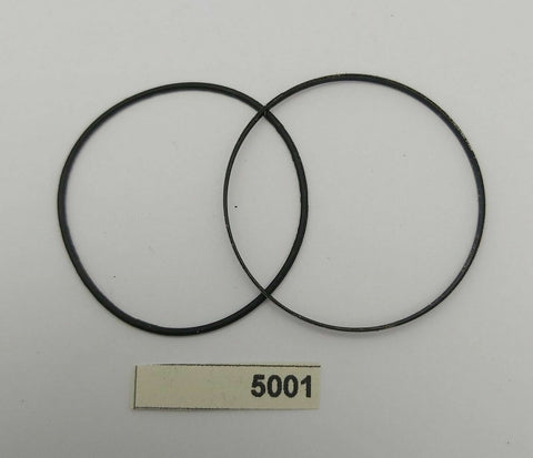 LOT OF 2 USED SEIKO GLASS UNDERLAY AND CASE BACK GASKET 7002 7020 WATCH BVT05001