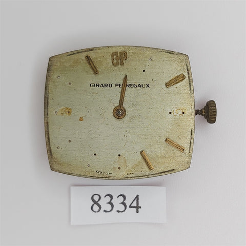 USED GIRARD PERREGAUX CAL 792-229 MOVEMENT MANUAL MOVEMENT DIAL BVT08334